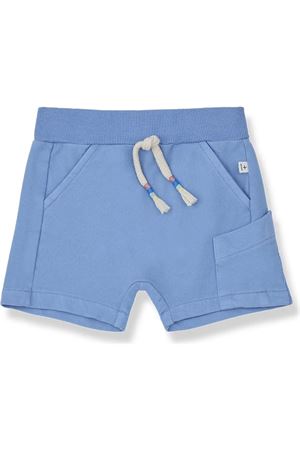 Shorts in cotone blu 1+IN THE FAMILY KIDS | MIAMIULTRAMARINE